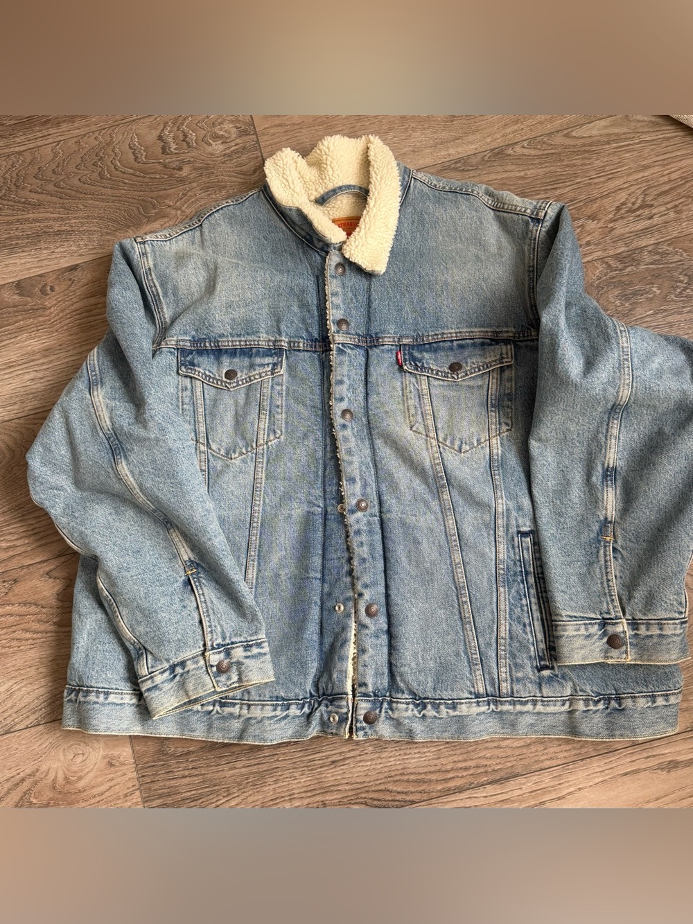 Levi’s Sherpa Lined Denim Trucker Jacket 3XL